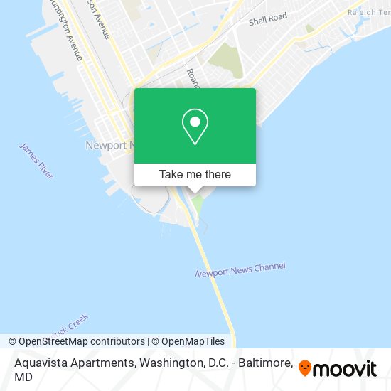 Aquavista Apartments map