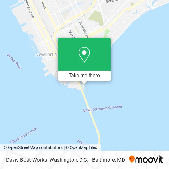 Davis Boat Works map