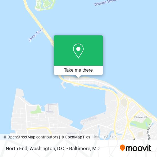 North End map