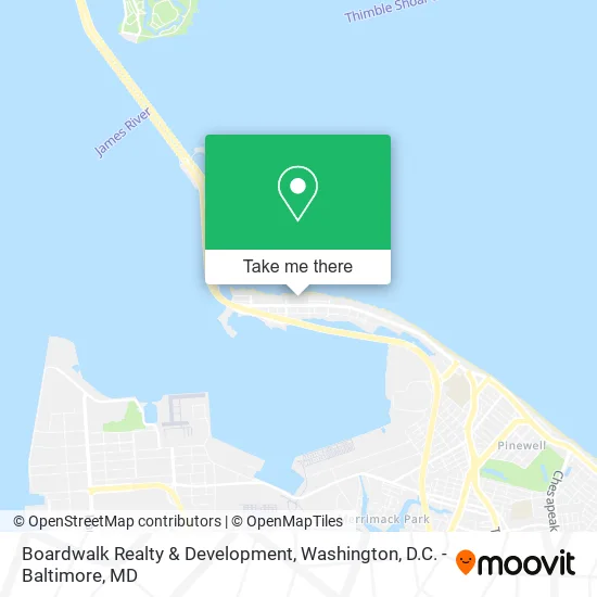 Boardwalk Realty & Development map