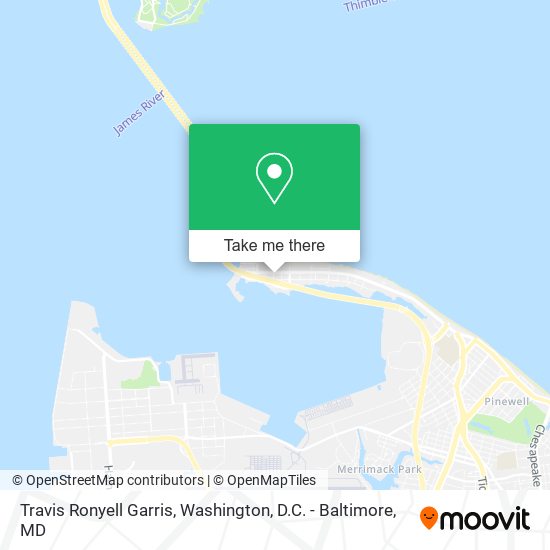 Mapa de Travis Ronyell Garris