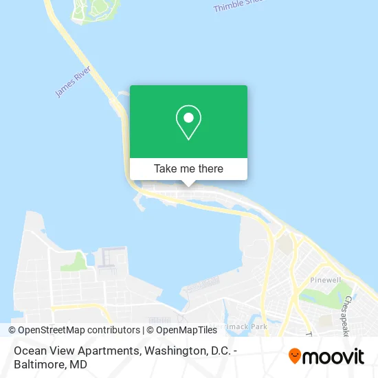 Mapa de Ocean View Apartments
