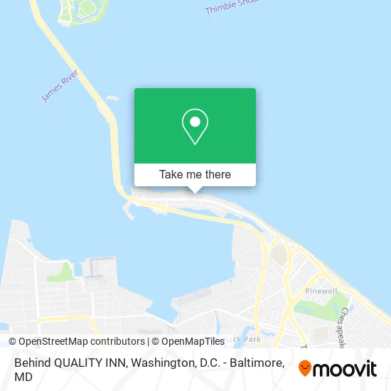 Mapa de Behind QUALITY INN