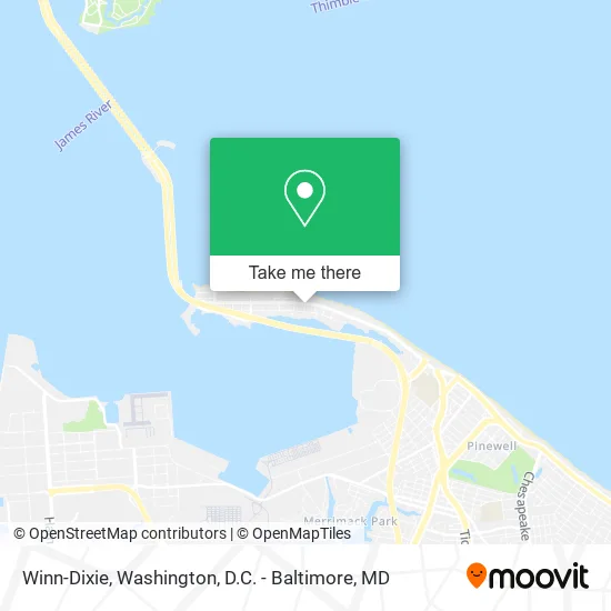 Mapa de Winn-Dixie