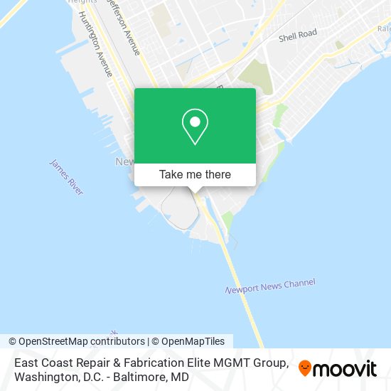 Mapa de East Coast Repair & Fabrication Elite MGMT Group