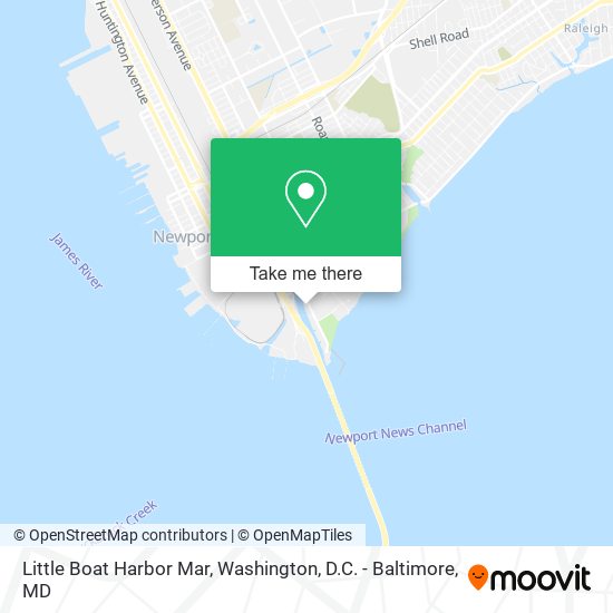 Little Boat Harbor Mar map