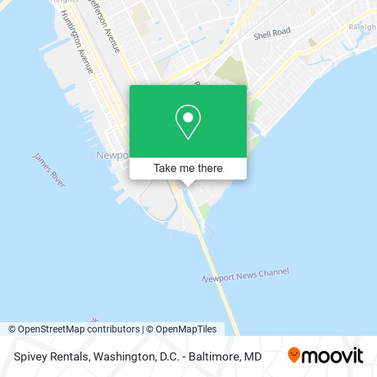 Mapa de Spivey Rentals