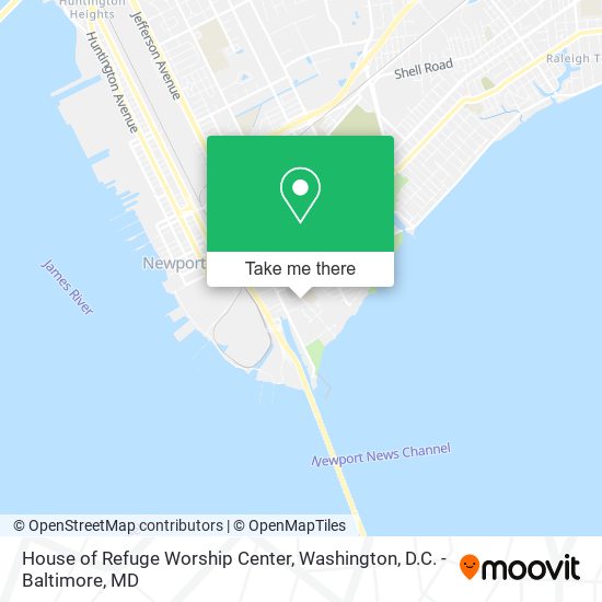Mapa de House of Refuge Worship Center