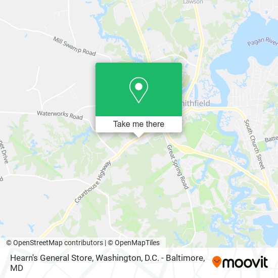 Mapa de Hearn's General Store