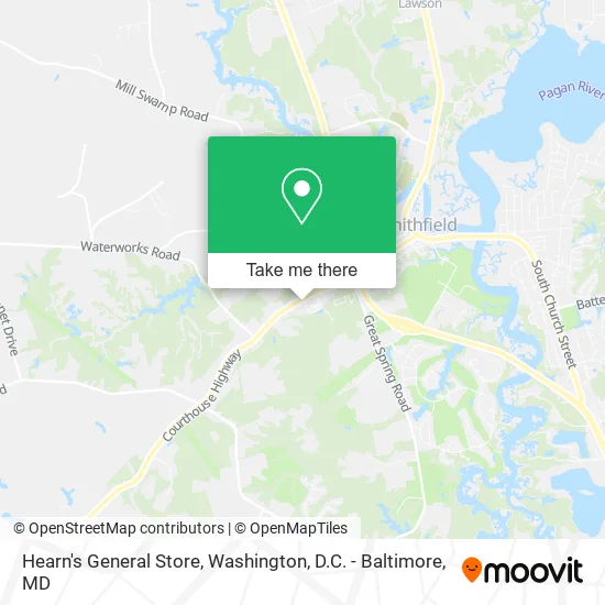 Hearn's General Store map