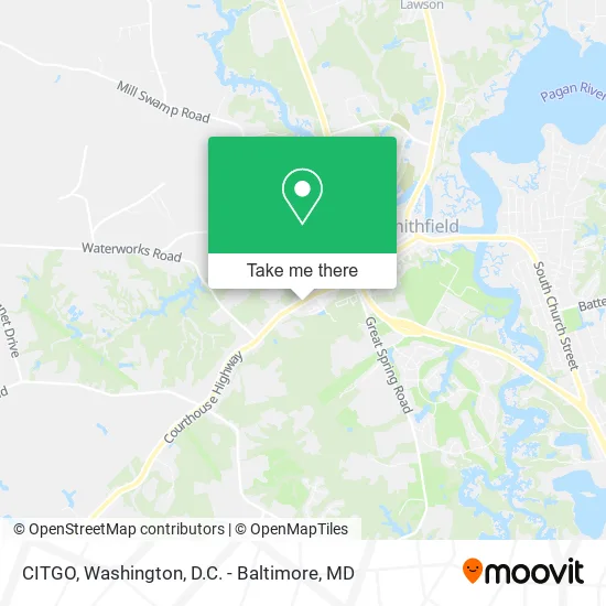 CITGO map