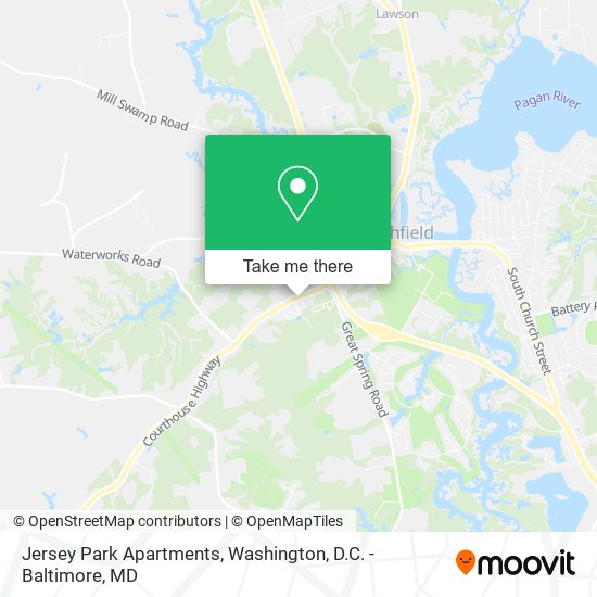 Jersey Park Apartments map
