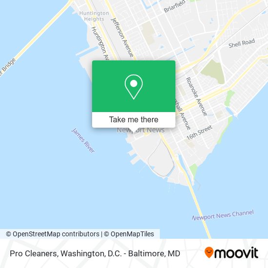 Pro Cleaners map