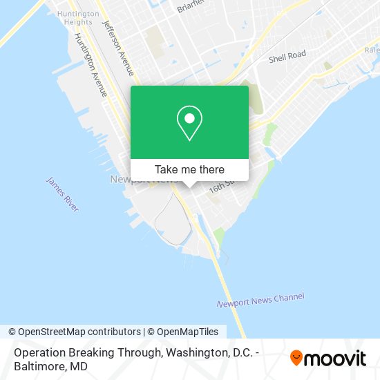 Operation Breaking Through map