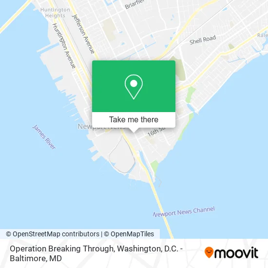 Operation Breaking Through map