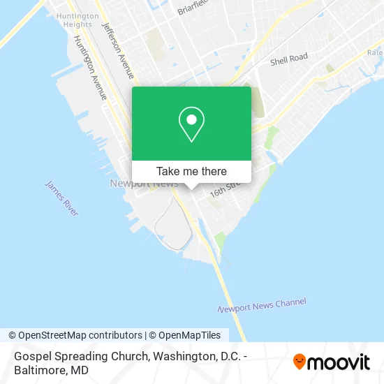 Gospel Spreading Church map