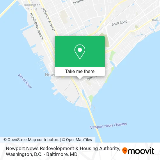 Newport News Redevelopment & Housing Authority map