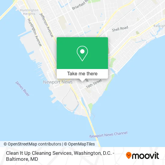Clean It Up Cleaning Services map