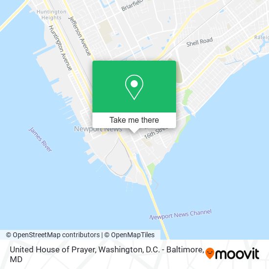 Mapa de United House of Prayer