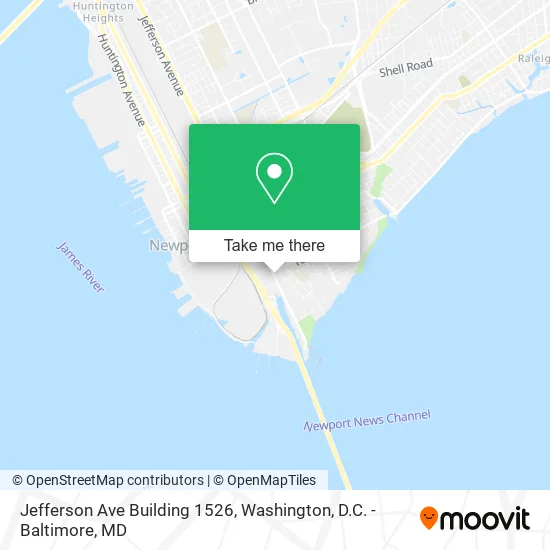 Mapa de Jefferson Ave Building 1526