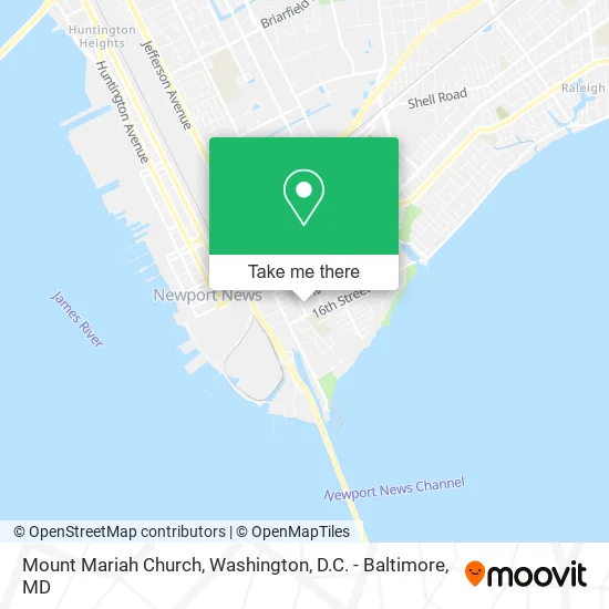 Mount Mariah Church map