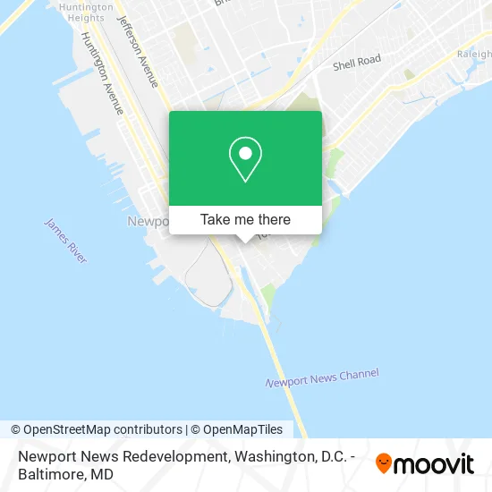 Newport News Redevelopment map