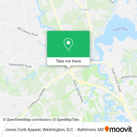 Jones Curb Appeal map