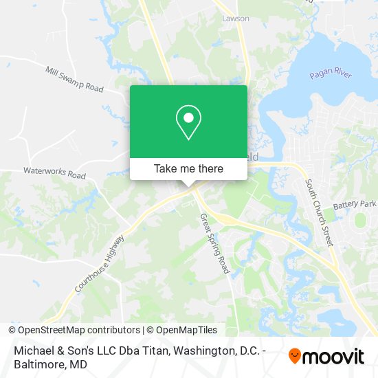 Michael & Son's LLC Dba Titan map