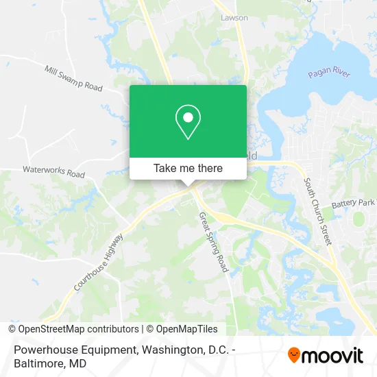 Powerhouse Equipment map