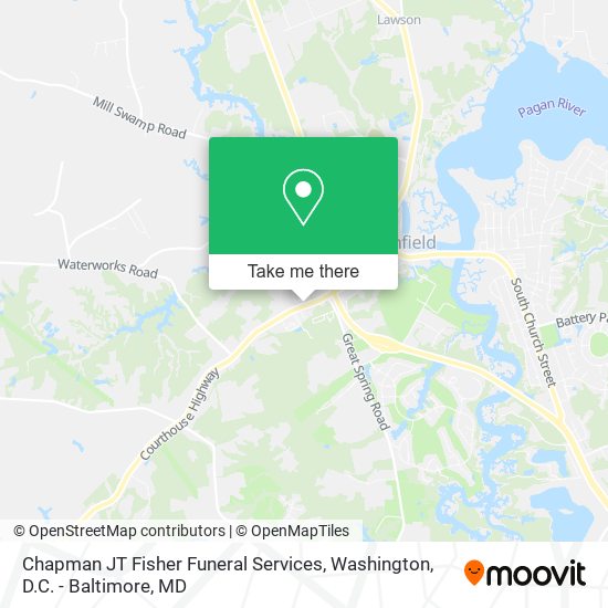 Mapa de Chapman JT Fisher Funeral Services