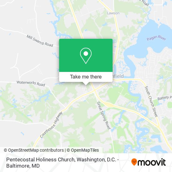 Mapa de Pentecostal Holiness Church