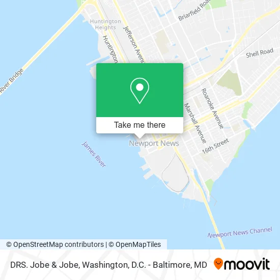 DRS. Jobe & Jobe map