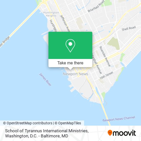 School of Tyrannus International Ministries map