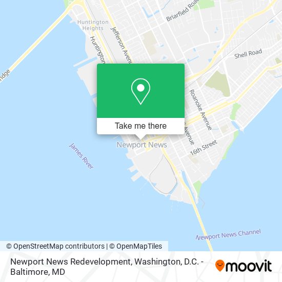 Mapa de Newport News Redevelopment