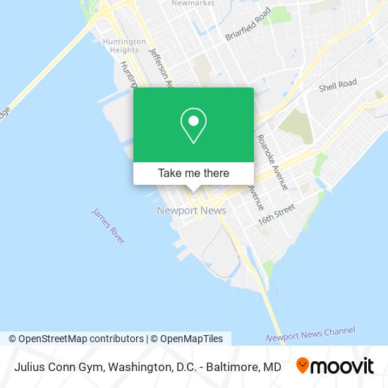 Mapa de Julius Conn Gym