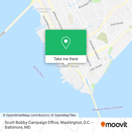 Scott Bobby Campaign Office map