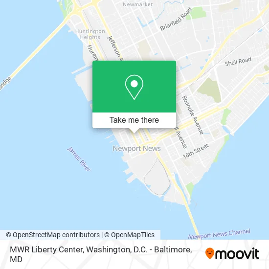 MWR Liberty Center map