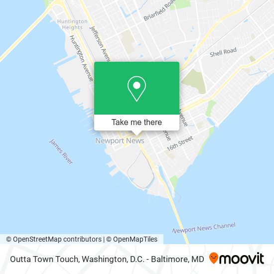 Outta Town Touch map