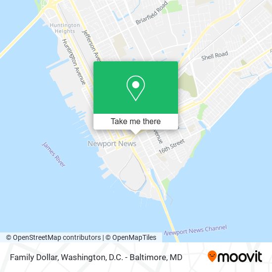 Family Dollar map