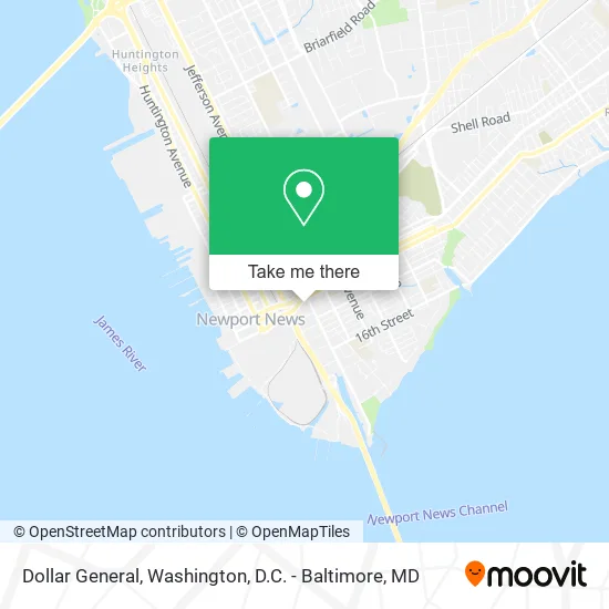 Dollar General map