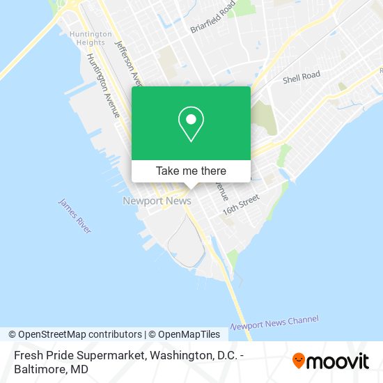 Mapa de Fresh Pride Supermarket