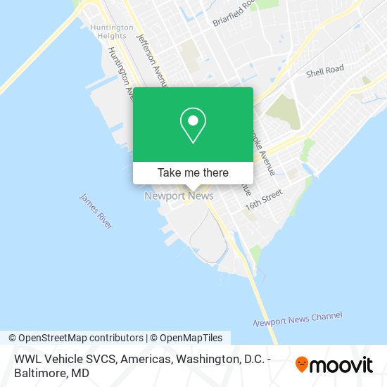Mapa de WWL Vehicle SVCS, Americas