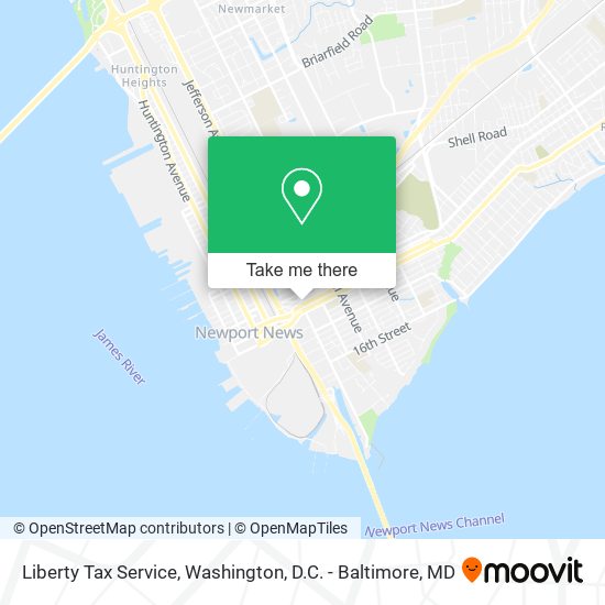 Liberty Tax Service map