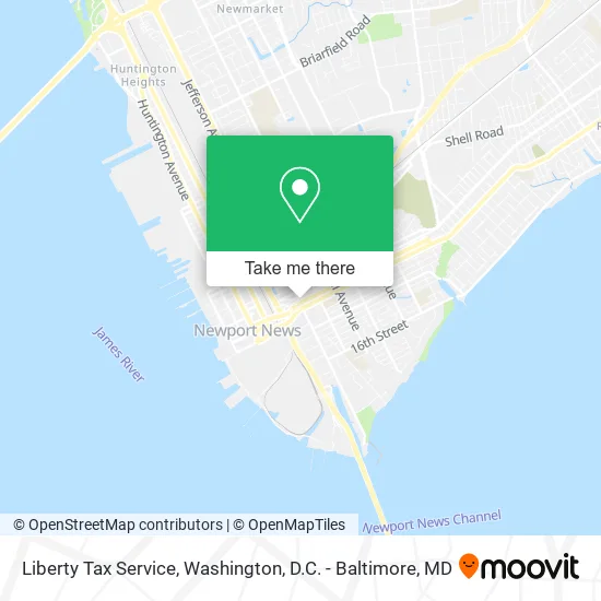 Liberty Tax Service map
