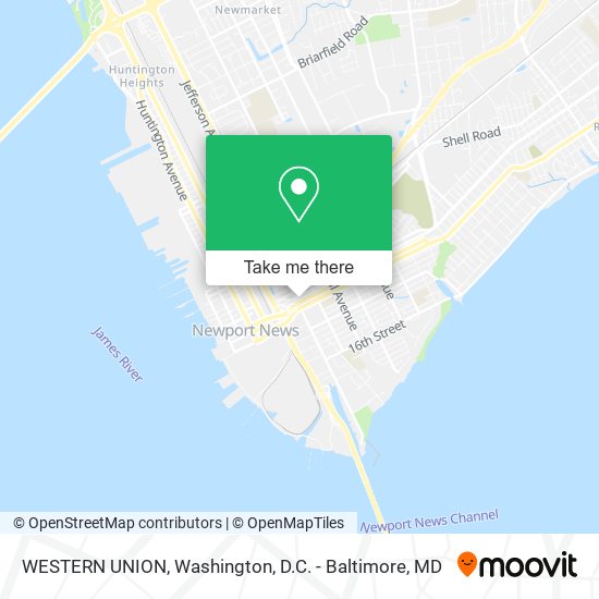 Mapa de WESTERN UNION