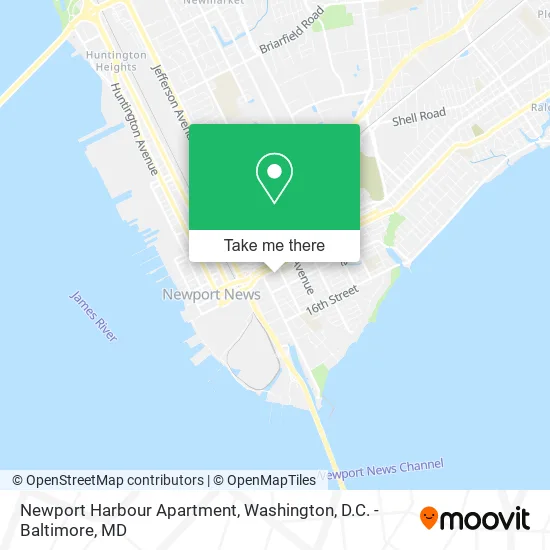 Newport Harbour Apartment map