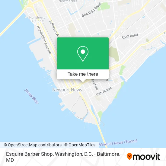 Esquire Barber Shop map