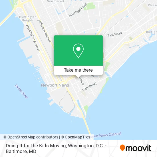 Doing It for the Kids Moving map