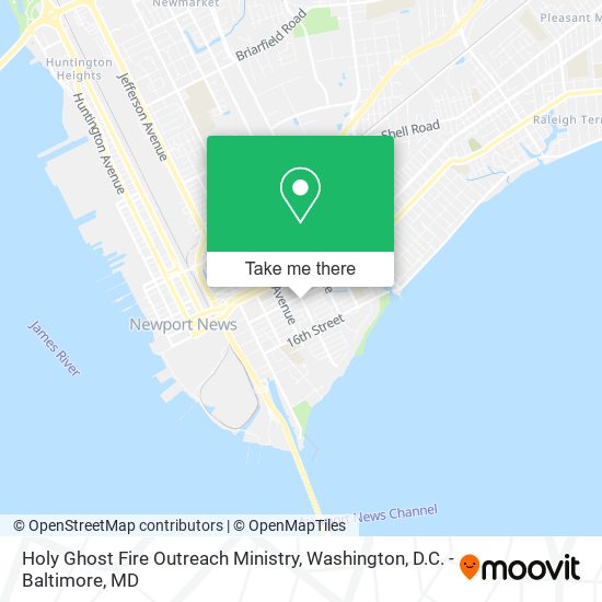 Holy Ghost Fire Outreach Ministry map