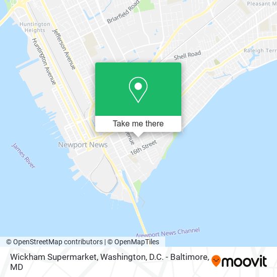 Wickham Supermarket map